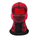 Maxbell Cold Weather Full Face Cover Balaclava Face Mask for  Ski Cycling Red