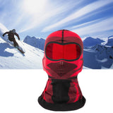 Maxbell Cold Weather Full Face Cover Balaclava Face Mask for  Ski Cycling Red