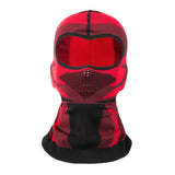 Maxbell Cold Weather Full Face Cover Balaclava Face Mask for  Ski Cycling Red