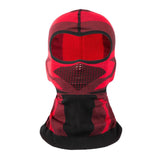 Maxbell Cold Weather Full Face Cover Balaclava Face Mask for  Ski Cycling Red