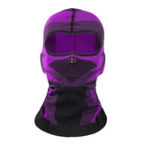 Maxbell Cold Weather Full Face Cover Balaclava Face Mask for  Ski Cycling Purple