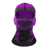 Maxbell Cold Weather Full Face Cover Balaclava Face Mask for  Ski Cycling Purple