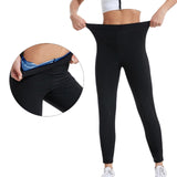 Maxbell Women Sauna Pants Sweat Jogger Legging Sweatpants Weight Loss Slimming Body 4XL 5XL