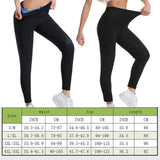 Maxbell Women Sauna Pants Sweat Jogger Legging Sweatpants Weight Loss Slimming Body 4XL 5XL