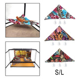 Maxbell Reptile Lizards Snakes Hammock Lounger Ladder Accessories Hanging Bed Toys White S