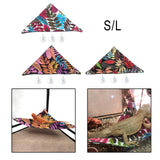 Maxbell Reptile Lizards Snakes Hammock Lounger Ladder Accessories Hanging Bed Toys White S