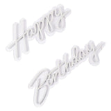 Maxbell Happy Birthday Neon Sign Birthday Party USB Powered Light up Aesthetic