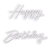 Maxbell Happy Birthday Neon Sign Birthday Party USB Powered Light up Aesthetic