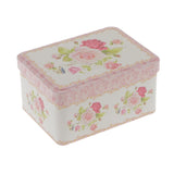 Maxbell Flower Square Tin Storage Box Sugar Coffee Tea Candy Sealed Can Container #3