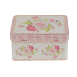 Maxbell Flower Square Tin Storage Box Sugar Coffee Tea Candy Sealed Can Container #3