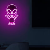 Maxbell Alien Sign Neon Light USB /Battery Powered for Festive Christmas Decoration Pink