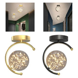 Maxbell LED Ceiling Lights Lamp Art Decor Modern for Hotel Aisle Lighting Black