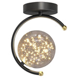 Maxbell LED Ceiling Lights Lamp Art Decor Modern for Hotel Aisle Lighting Black