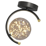 Maxbell LED Ceiling Lights Lamp Art Decor Modern for Hotel Aisle Lighting Black