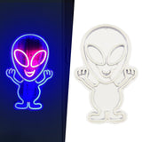 Maxbell Alien Sign Neon Light USB /Battery Powered for Festive Christmas Decoration Blue and Pink