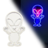 Maxbell Alien Sign Neon Light USB /Battery Powered for Festive Christmas Decoration Blue and Pink