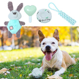 Maxbell Cute Pet Dog Puppy Chew Toy Squeaker Squeaky Soft Play Sound Teeth Toys Rabbit