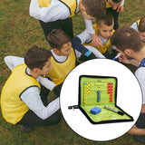 Maxbell Magnetic Football Soccer Coach Coaching Aid Erase Clipboard Tactical Board