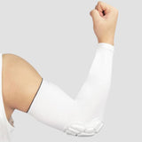 Maxbell Elbow Support Compression Honeycomb Pad Brace Joint Arm Sleeve Sport White M
