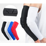 Maxbell Elbow Support Compression Honeycomb Pad Brace Joint Arm Sleeve Sport White M