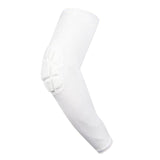 Maxbell Elbow Support Compression Honeycomb Pad Brace Joint Arm Sleeve Sport White M