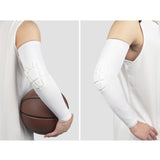Maxbell Elbow Support Compression Honeycomb Pad Brace Joint Arm Sleeve Sport White M
