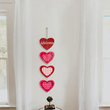 Maxbell Wood Heart Hanging Sign Wall Welcome for Valentine'S Day Birthday Boyfriend