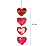 Maxbell Wood Heart Hanging Sign Wall Welcome for Valentine'S Day Birthday Boyfriend