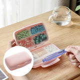 Maxbell 7 Days Medicine Container Holder Tablet Pill Sorter Case Organizer pink