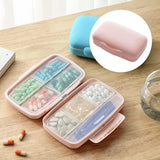 Maxbell 7 Days Medicine Container Holder Tablet Pill Sorter Case Organizer pink