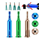 Maxbell Electrical Wire Stripper Twisters for Stripping Cable Power Drill Drivers Blue 3Way 4Square