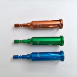 Maxbell Electrical Wire Stripper Twisters for Stripping Cable Power Drill Drivers Blue 3Way 4Square