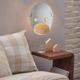 Maxbell Sconce Lamp Wall Mount Face Mask LED Wall Light for Home E Warm Light