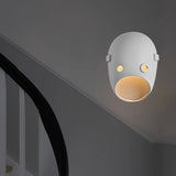 Maxbell Sconce Lamp Wall Mount Face Mask LED Wall Light for Home E Warm Light