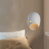 Maxbell Sconce Lamp Wall Mount Face Mask LED Wall Light for Home D Warm Light