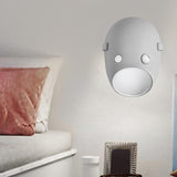 Maxbell Sconce Lamp Wall Mount Face Mask LED Wall Light for Home E White Light