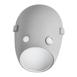 Maxbell Sconce Lamp Wall Mount Face Mask LED Wall Light for Home E White Light