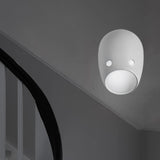 Maxbell Sconce Lamp Wall Mount Face Mask LED Wall Light for Home D White Light