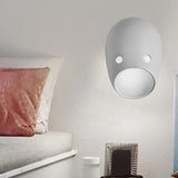 Maxbell Sconce Lamp Wall Mount Face Mask LED Wall Light for Home D White Light