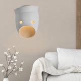 Maxbell Sconce Lamp Wall Mount Face Mask LED Wall Light for Home C Warm Light