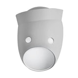 Maxbell Sconce Lamp Wall Mount Face Mask LED Wall Light for Home C Warm Light