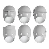 Maxbell Sconce Lamp Wall Mount Face Mask LED Wall Light for Home A White Light