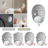 Maxbell Sconce Lamp Wall Mount Face Mask LED Wall Light for Home A White Light