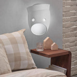 Maxbell Sconce Lamp Wall Mount Face Mask LED Wall Light for Home C White Light