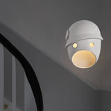 Maxbell Sconce Lamp Wall Mount Face Mask LED Wall Light for Home B Warm Light