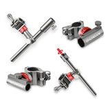 Maxbell Fixed Clip Brackets Fishing Chair Umbrella Accessories Rod Holder 360°