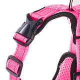 Maxbell Reflective Dog Harness No Pull Vest Rope for Running Outdoor Lead Walking Pink XL