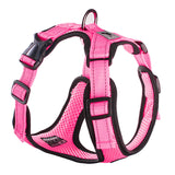 Maxbell Reflective Dog Harness No Pull Vest Rope for Running Outdoor Lead Walking Pink XL