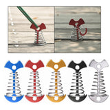 Maxbell 5Pcs Fishbone Anchor Tent Pegs Plank Board Accessory Outdoor Hiking 76x34mm