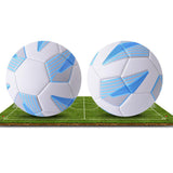 Maxbell Outdoor Training Football Soccer Ball Match Game Ball Sport Equipment Size 5 White